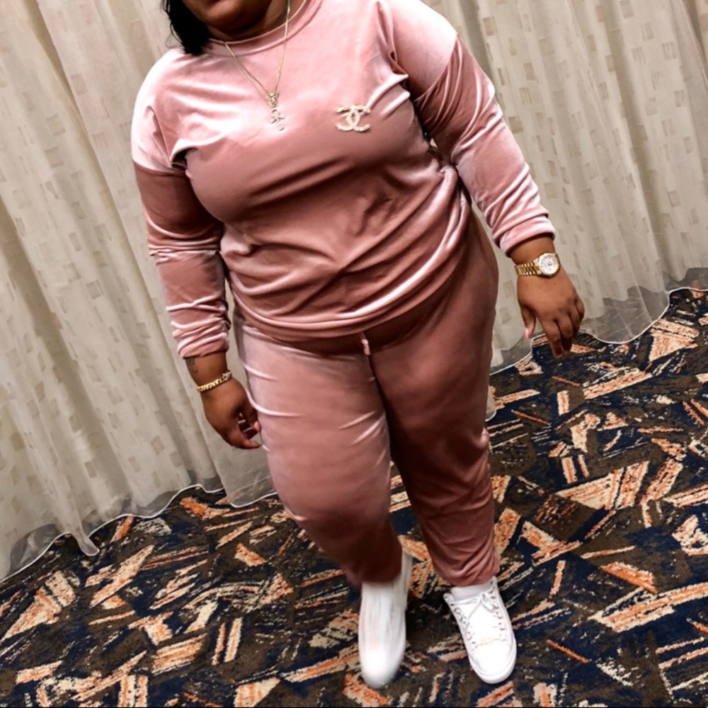 Velvet Jogger Sets